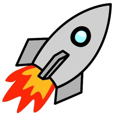 400x400 Rocket Ship Clipart
