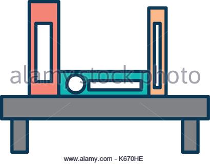 410x320 Wooden Bookshelf Folder Book Literature Office Stock Vector Art