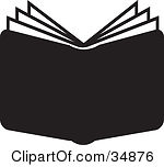 150x152 Closed Book Silhouette