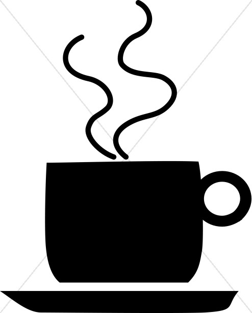 494x612 Coffee Clipart Silhouette