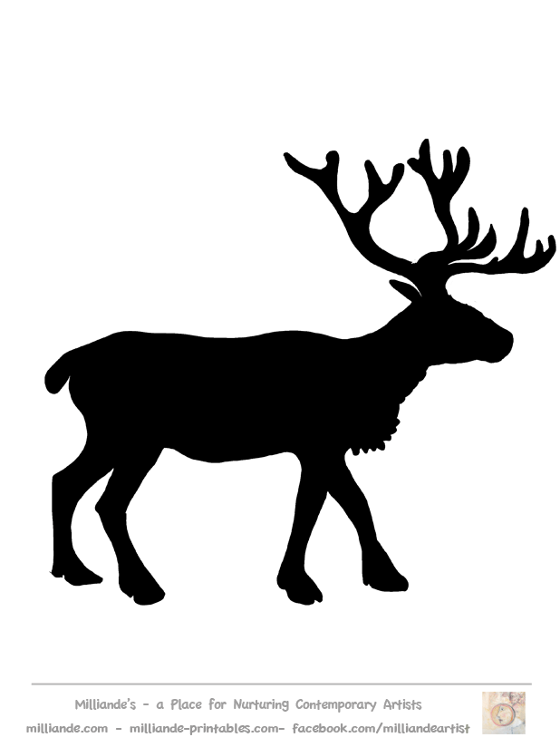 618x824 Free Reindeer Clipart Silhouettes,reindeer Crafts Amp Reindeer Clip
