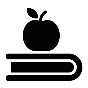 283x283 Apple Silhouette Clipart