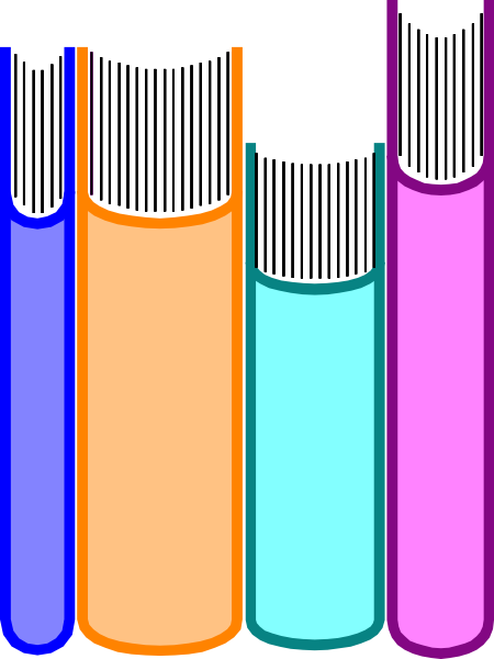 450x600 Book Spines Clipart