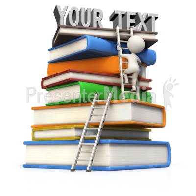 400x400 Figure Climb Large Book Stack Custom