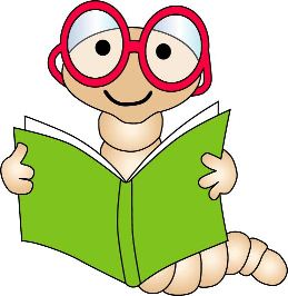259x266 Book Worm Clipart