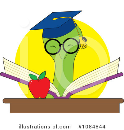 400x420 Free Bookworm Clipart Clipartmonk