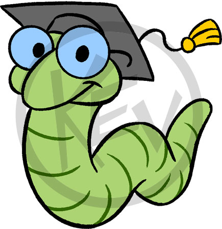 435x450 Worm Clipart Bookworm