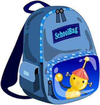 340x356 Backpack Clip Art