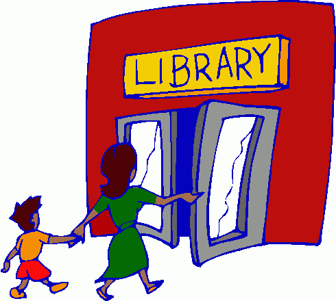 490x440 Bookcase Clipart Library Card