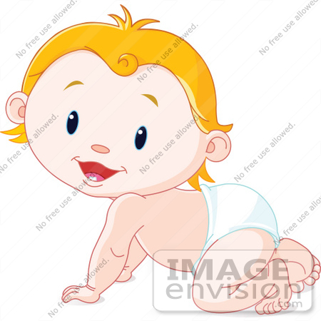 450x450 Royalty Free (Rf) Clip Art Illustration Of A Cute Caucasian Blond