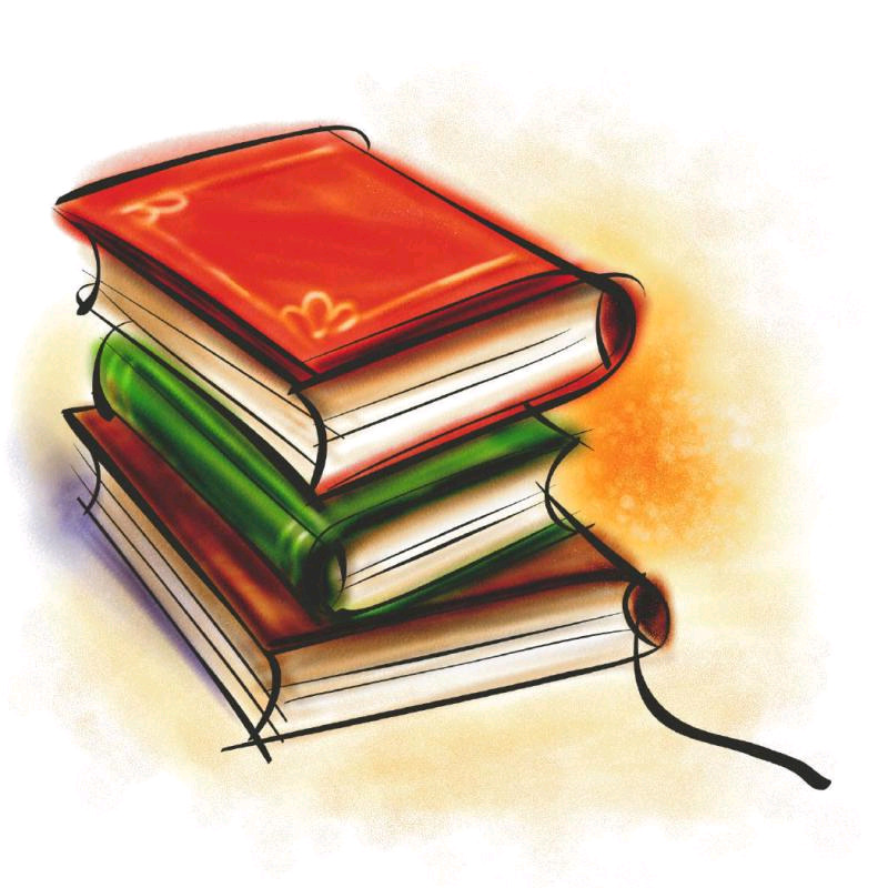 800x800 Library Books Clip Art