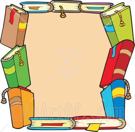 450x439 Book Clipart Boarder