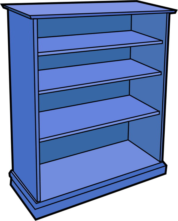600x745 Shelf Clipart Transparent