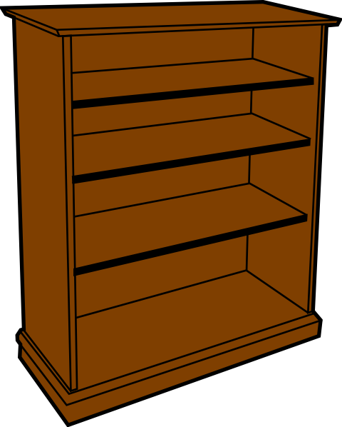 480x598 Bookcase Clipart Librarian