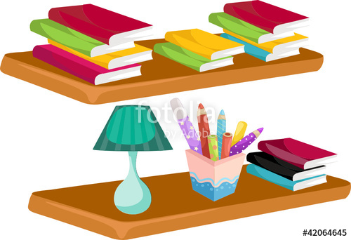 500x342 Bookcase Stock Image And Royalty Free Vector Files