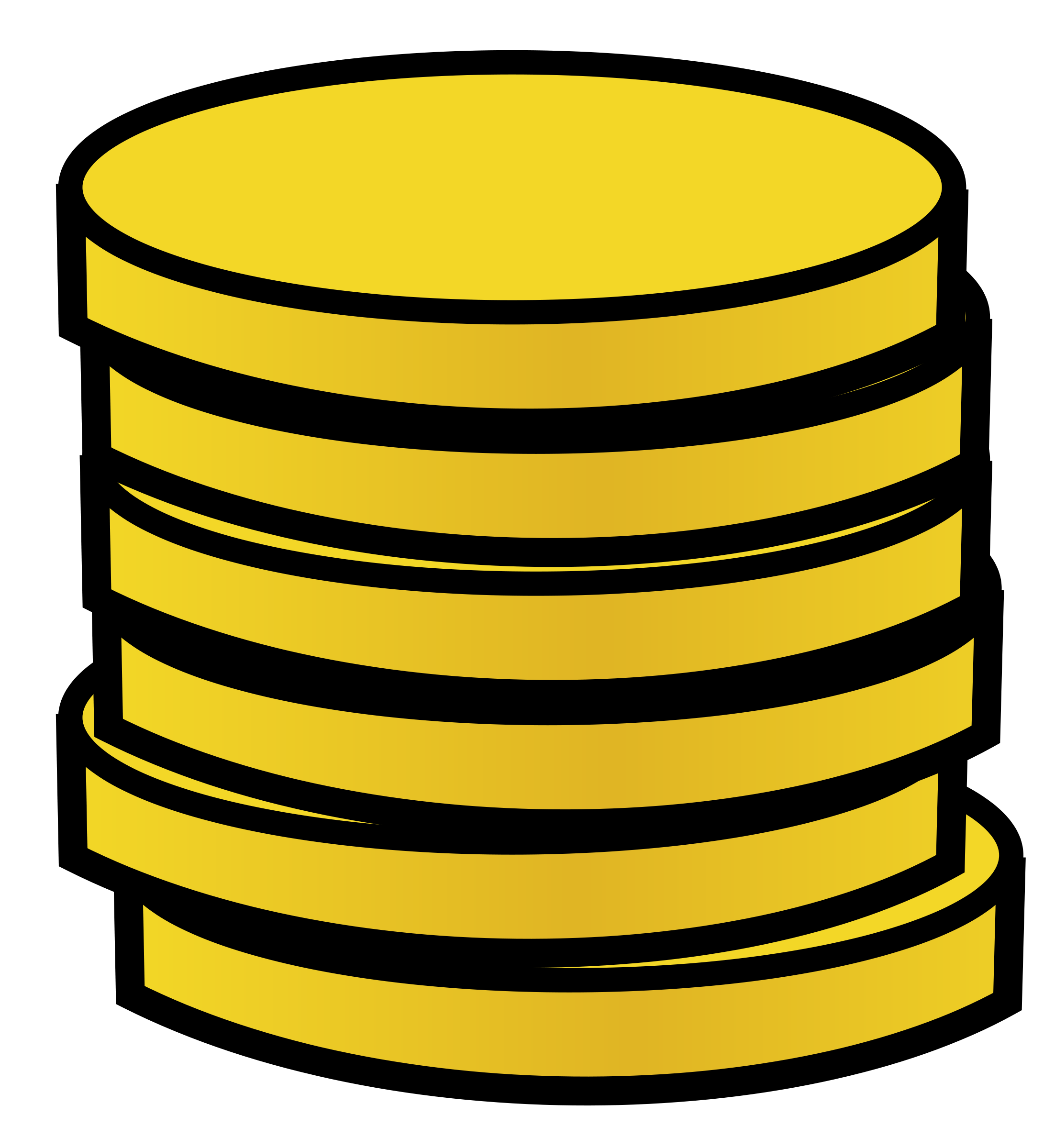 2182x2400 Coins Clip Art