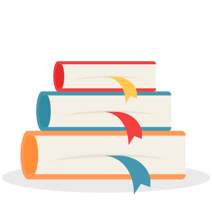 432x432 School Books Svg Scrapbook Cut File Cute Clipart Files