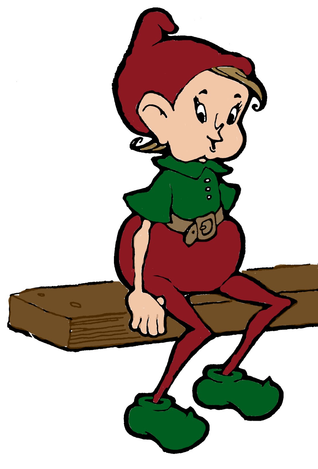 1086x1600 Elf On The Book Shelf With Santa Clip Art Cliparts