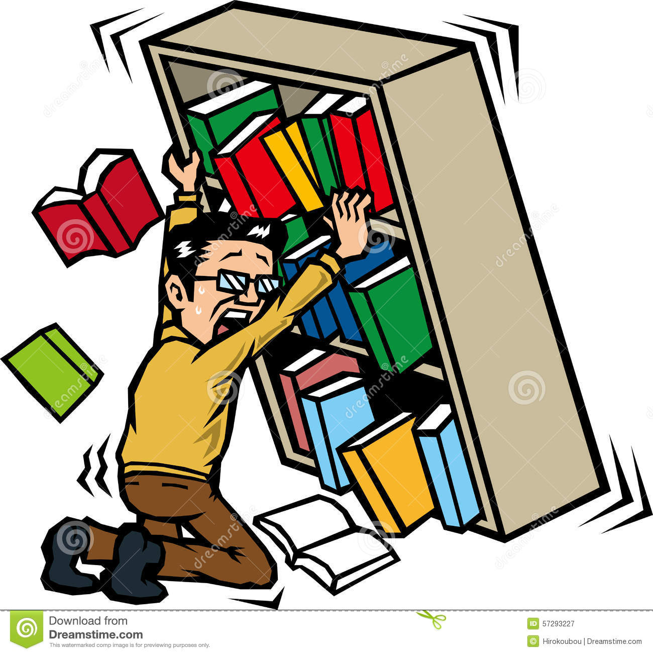 Bookshelf Clipart Free download on ClipArtMag