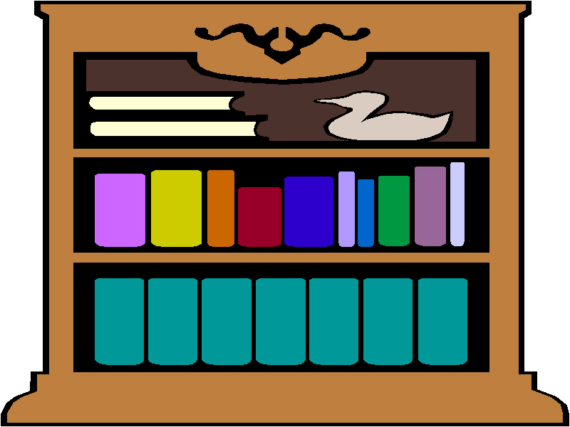 800x600 Clipart Bookcase