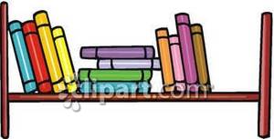 300x153 Bookshelves Clipart