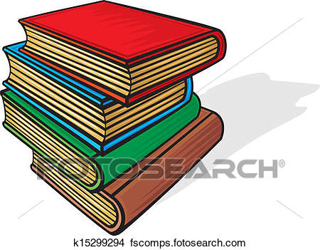 450x351 Clipart Of Stack Of Books K15299294