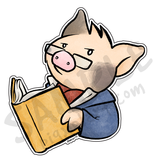 500x533 Vinyl Decal Pigxel Art