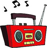 167x170 Boombox Clip Art