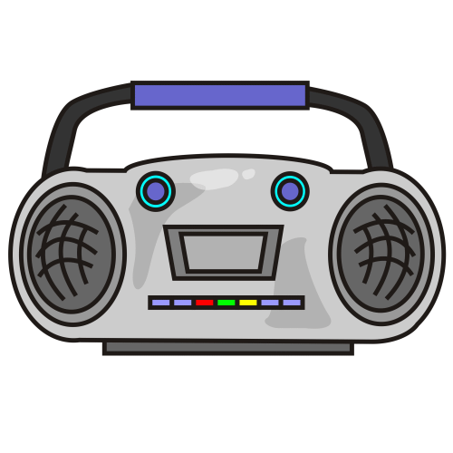 500x500 Pink Clipart Radio