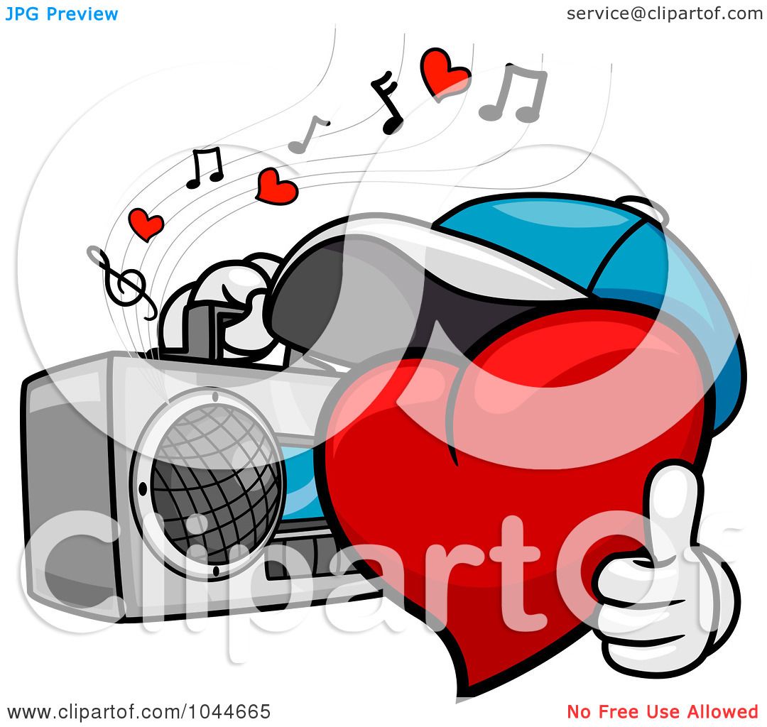 1080x1024 Royalty Free (Rf) Clip Art Illustration Of A Heart Character
