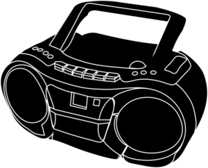 300x242 Small Boombox Clip Art Cliparts