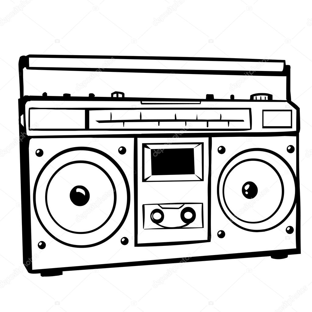 1024x1024 Vector Tape Recorder Stock Vector Nikiteev