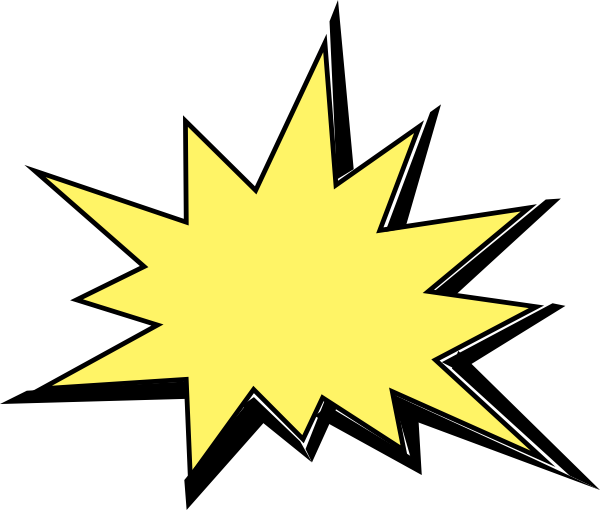 600x510 Boom Clipart Star Explosion