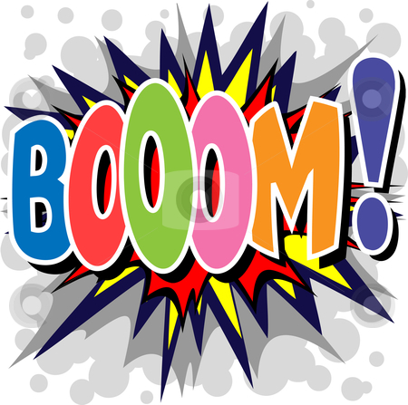 450x447 Comic Clipart Boom