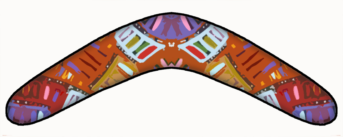 1102x440 Aborigines Clipart Boomerang