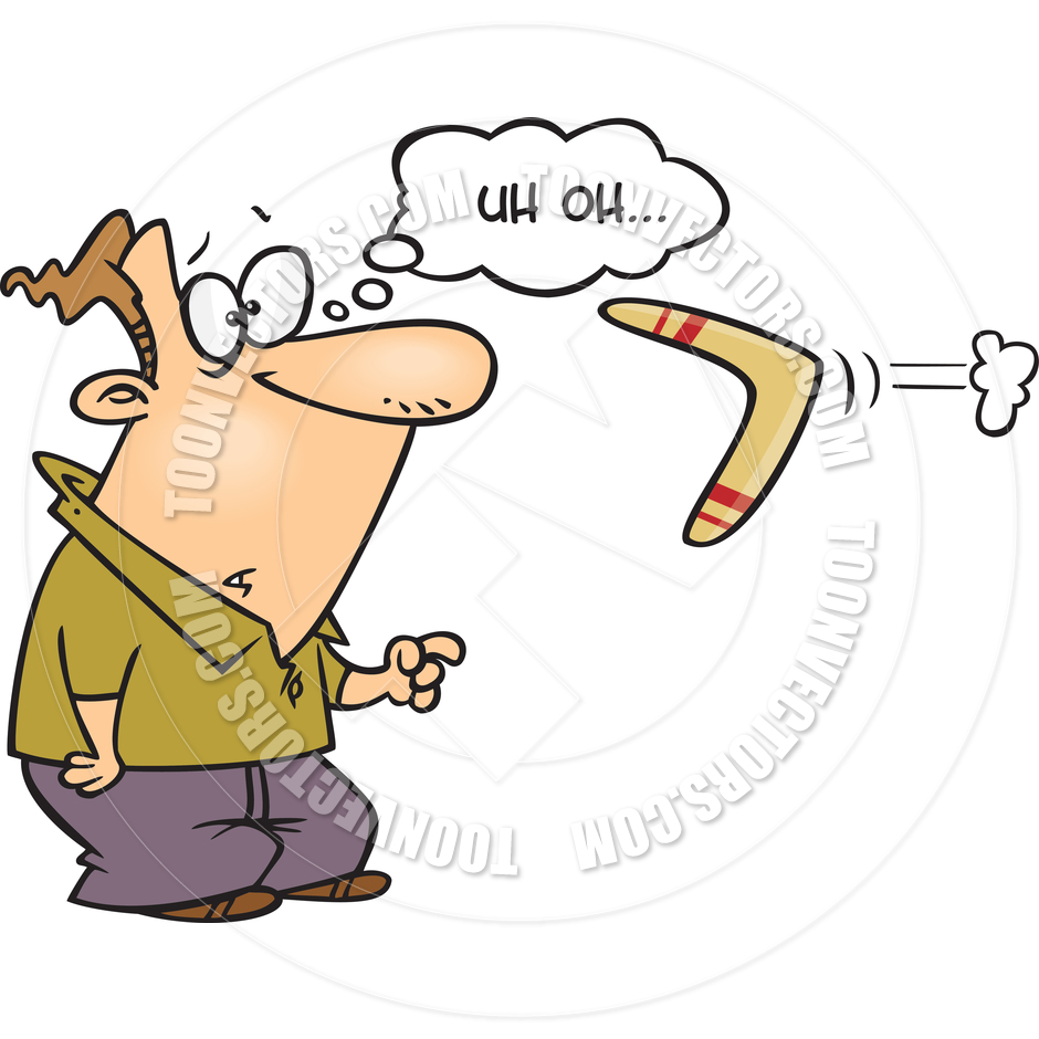 940x940 Cartoon Boomerang By Ron Leishman Toon Vectors Eps