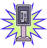 167x170 Phone Booth Clip Art