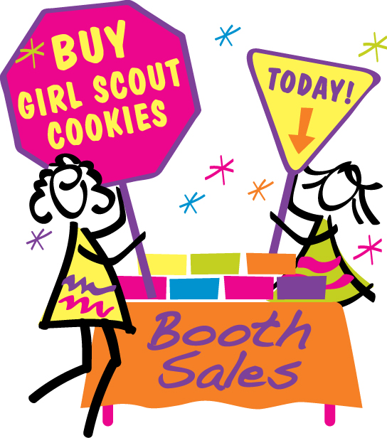544x616 Sales Booth Clipart
