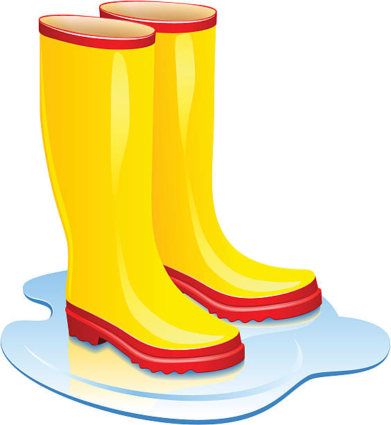 564x612 Boots Clipart Wet