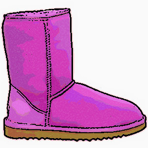 300x300 Boots Clipart Purple Shoe
