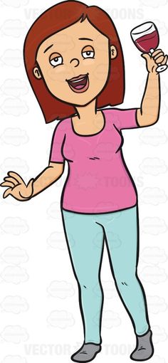 236x510 A Woman Enjoying A Bite On An Apple Vector Clipart