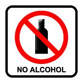 170x170 Stock Illustration Of No Alcohol Sign K12368908