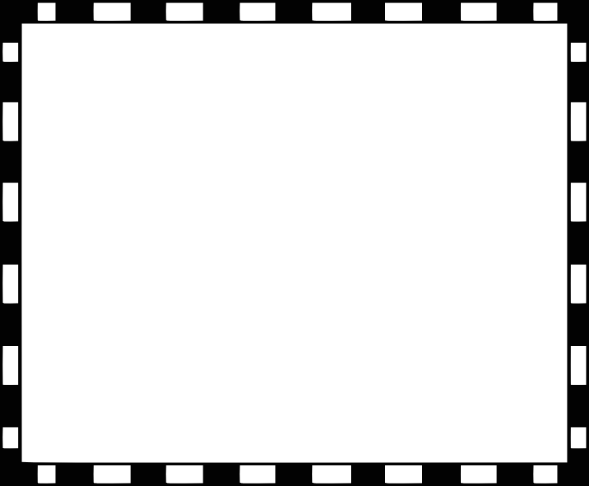 830x685 Black And White Border