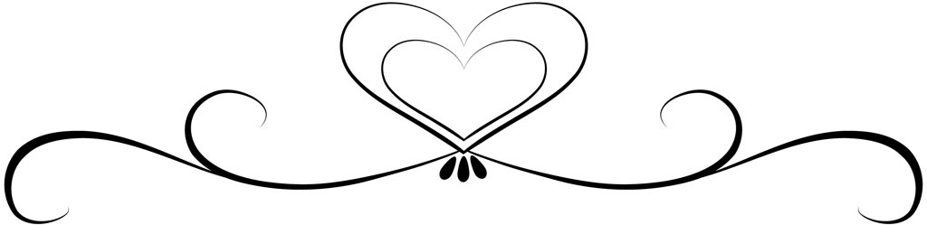 1024x249 Valentine Border Clipart Black And White Letters