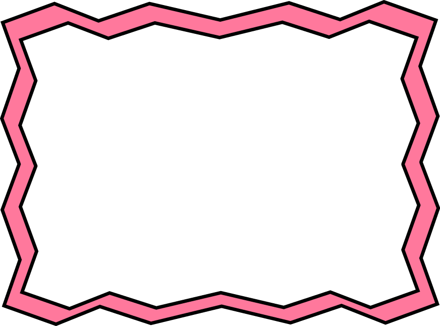 871x645 Pink Border Clipart