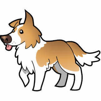 324x324 Border Collie Clipart Red