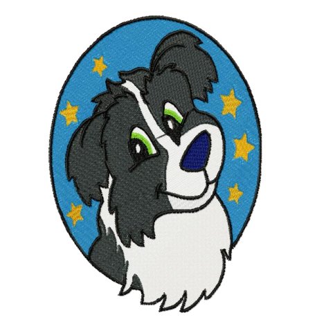 481x481 Border Collie Clipart Old
