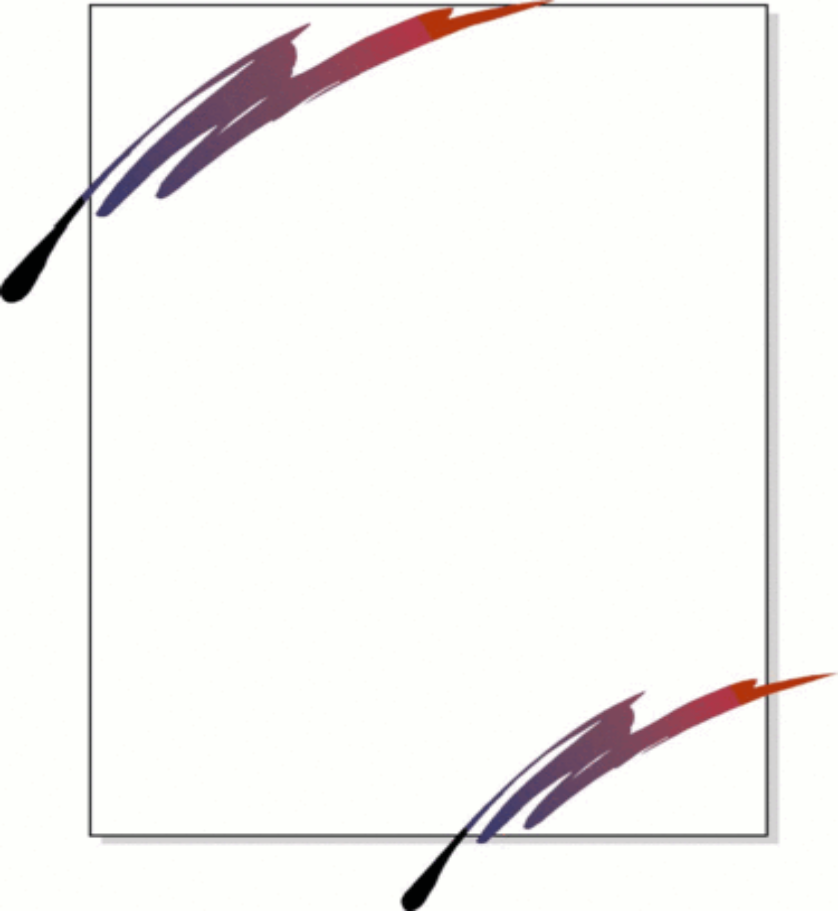 838x911 Pen Clipart Border