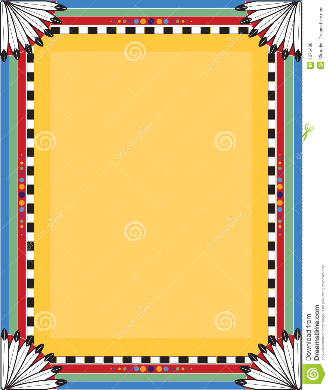 1095x1300 Indian Border Clipart
