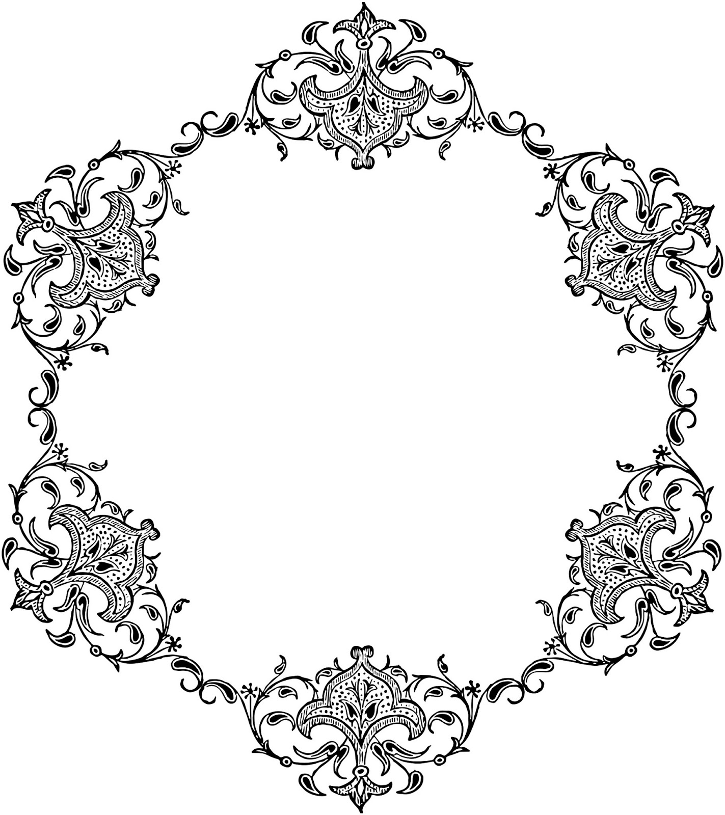 1423x1600 Vintage Border Clipart Borders Vintage Free Images 4